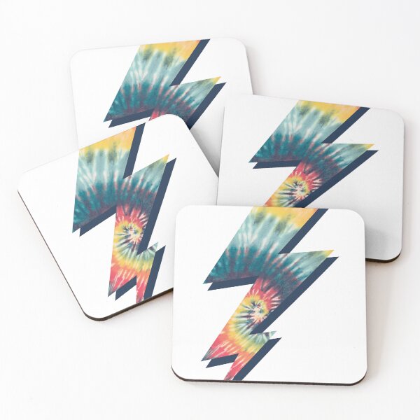 Item preview, Tie Dye Lightning Bolt Retro Graphic Art designed and sold by The secret storage room.