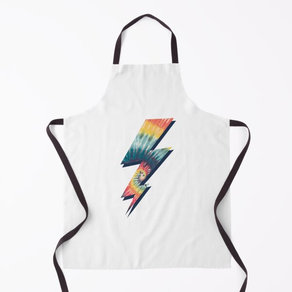 Item preview, Tie Dye Lightning Bolt Retro Graphic Art designed and sold by The secret storage room.