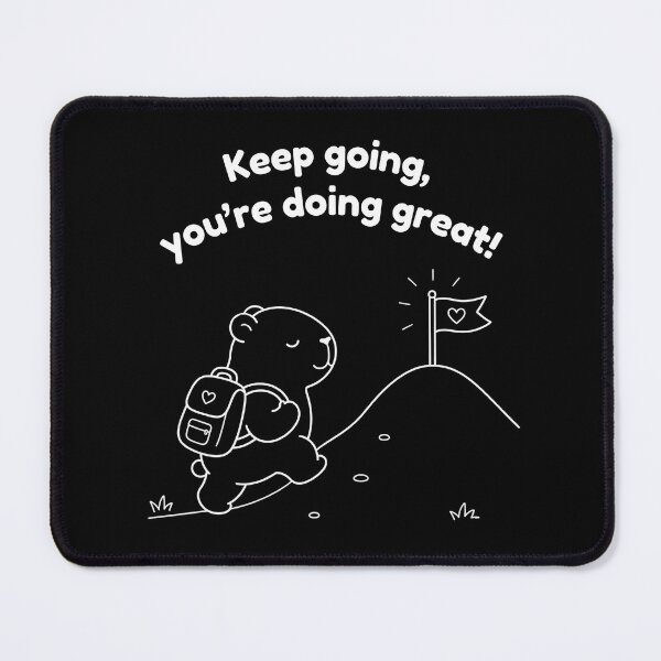 Item preview, Keep Going Capybara – Simple Minimalist Animal Design designed and sold by PAPIRO SIGLO XXI.