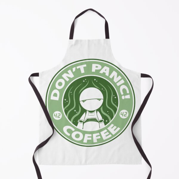Item preview, Don't Panic Coffee - Galaxy Hitchhiker Cafe Logo designed and sold by MrGlayga.