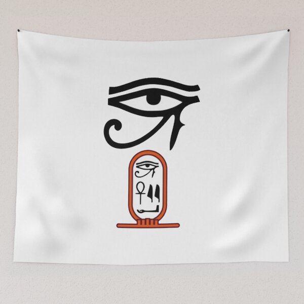 Item preview, Eye of Horus Ancient Egyptian Hieroglyphics Cartouche designed and sold by The Ancient Egyptian Vibes.