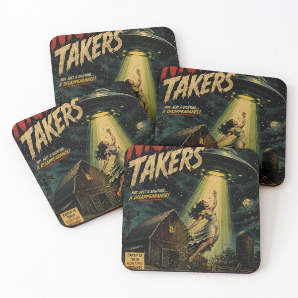 Item preview, Vintage Alien Invasion Poster designed and sold by JonelleTshirts.