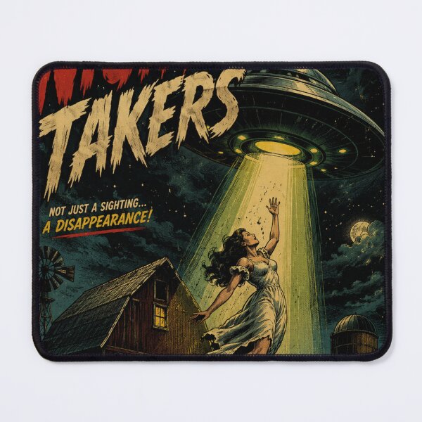 Item preview, Vintage Alien Invasion Poster designed and sold by JonelleTshirts.