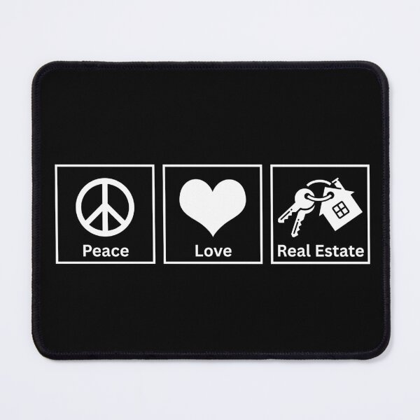 Item preview, Peace Love Real Estate designed and sold by Dondonmart.