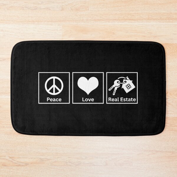 Item preview, Peace Love Real Estate designed and sold by Dondonmart.