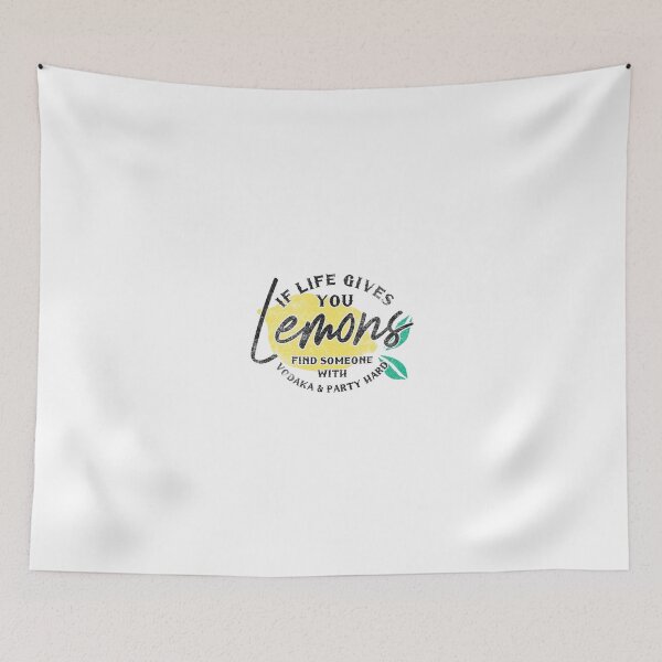 Item preview, Funny Lemons Vodka Party Hard Quote Graphic designed and sold by The secret storage room.
