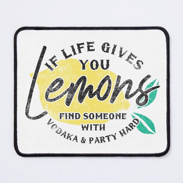 Item preview, Funny Lemons Vodka Party Hard Quote Graphic designed and sold by The secret storage room.
