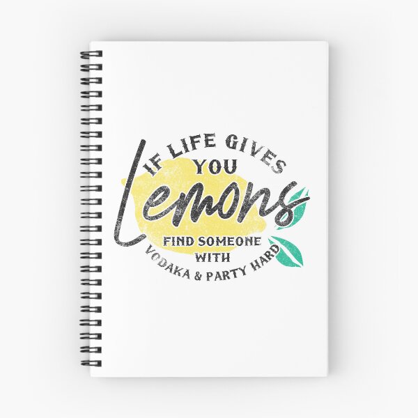Item preview, Funny Lemons Vodka Party Hard Quote Graphic designed and sold by The secret storage room.