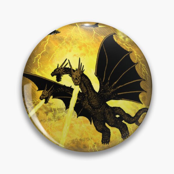 Item preview, The Golden Terror - Three-Headed Dragon Storm designed and sold by MrGlayga.