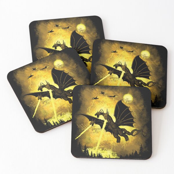 Item preview, The Golden Terror - Three-Headed Dragon Storm designed and sold by MrGlayga.