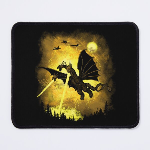 Item preview, The Golden Terror - Three-Headed Dragon Storm designed and sold by MrGlayga.