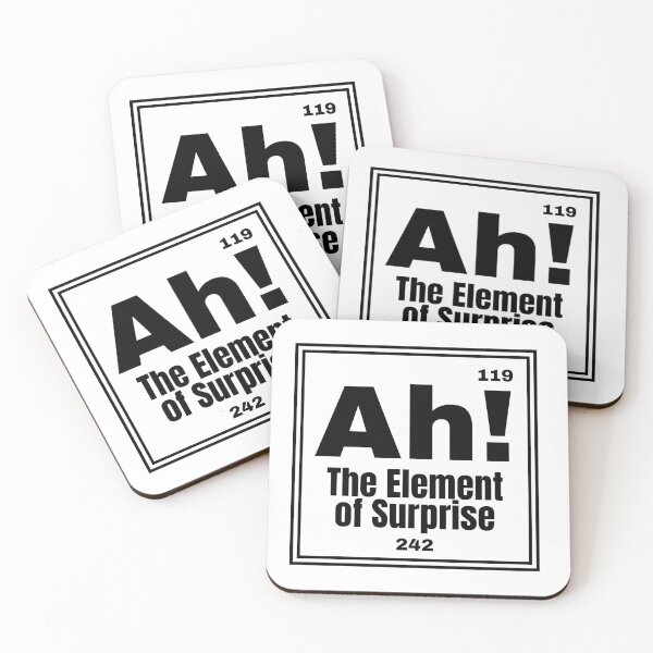 Item preview, Ah-The-Element-Of-Surprise designed and sold by Dondonmart.