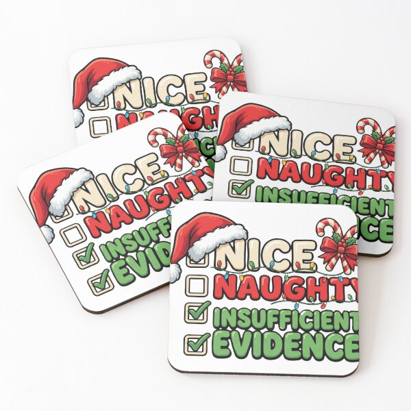 Item preview, funny insufficient evidence santa christmas art designed and sold by ArtDesignTp.