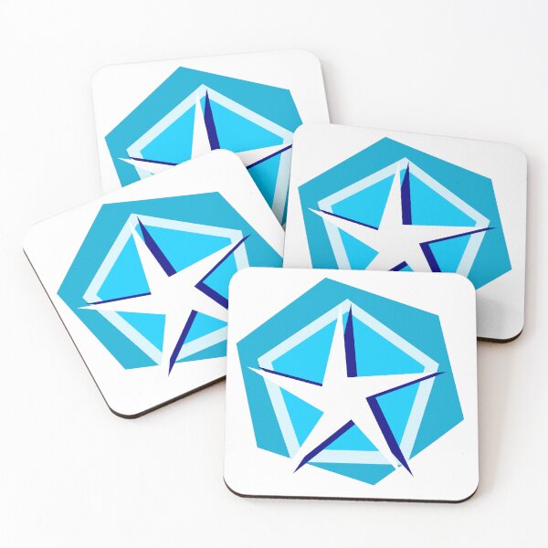Item preview, Modern Blue Geometric Star Emblem designed and sold by Gustavo Navarro.