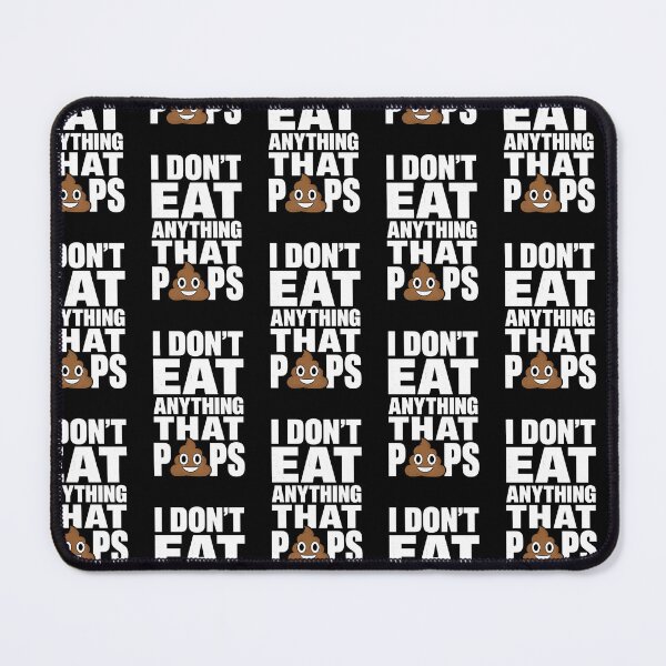 Item preview, I Don’t Eat Anything That Poops Funny Vegan Vegetarian Shirt designed and sold by Beauty2244.