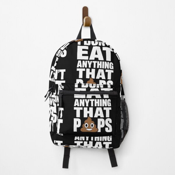 Item preview, I Don’t Eat Anything That Poops Funny Vegan Vegetarian Shirt designed and sold by Beauty2244.