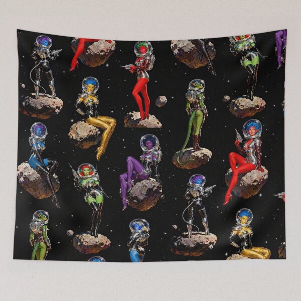 Item preview, Alien Pinups #1 designed and sold by retro-rockets.
