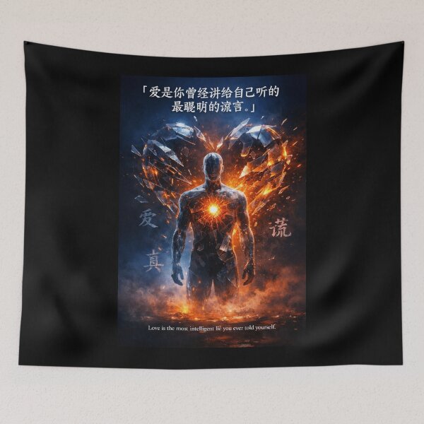 Item preview, Love Is The Most Intelligent Lie Anti Matrix Aesthetic designed and sold by MarioZ137.