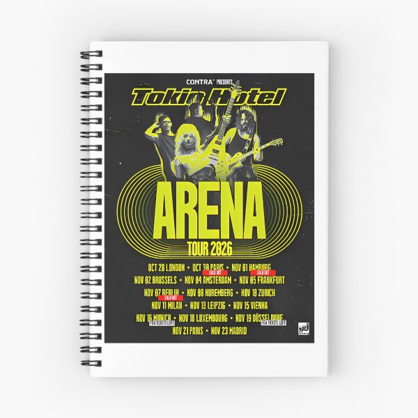 Item preview, Concierto - Gira Tokio Hotel Arena 2026 designed and sold by juliawarsart.