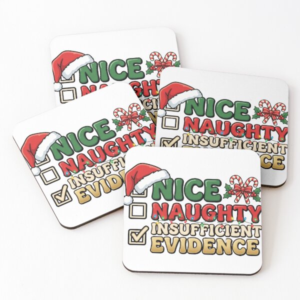 Item preview, funny christmas naughty list evidence joke art designed and sold by ArtDesignTp.