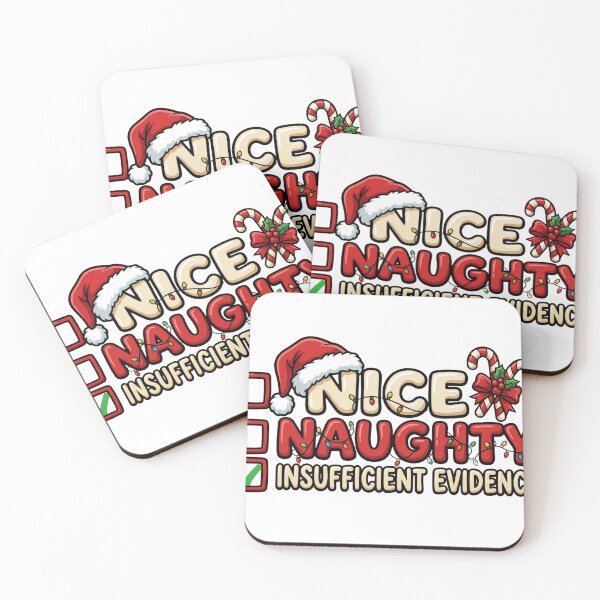 Item preview, naughty nice insufficient evidence funny xmas designed and sold by ArtDesignTp.