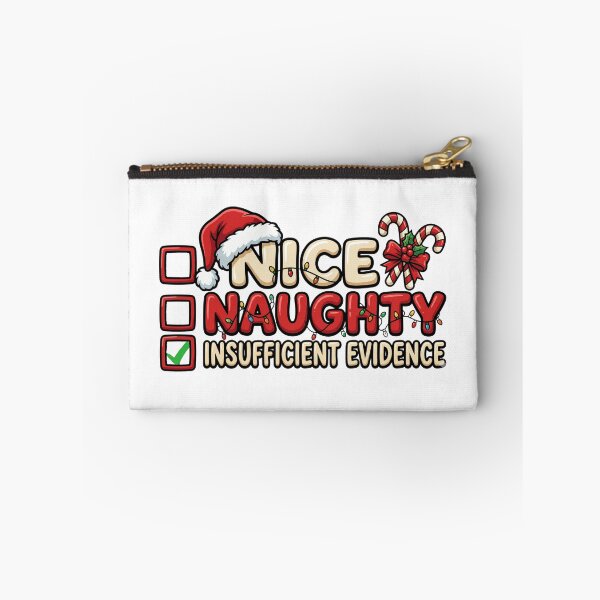 Item preview, naughty nice insufficient evidence funny xmas designed and sold by ArtDesignTp.