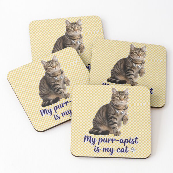 Item preview, My purr-apist is my cat, My doc is my cat! designed and sold by ParadoxParadox.