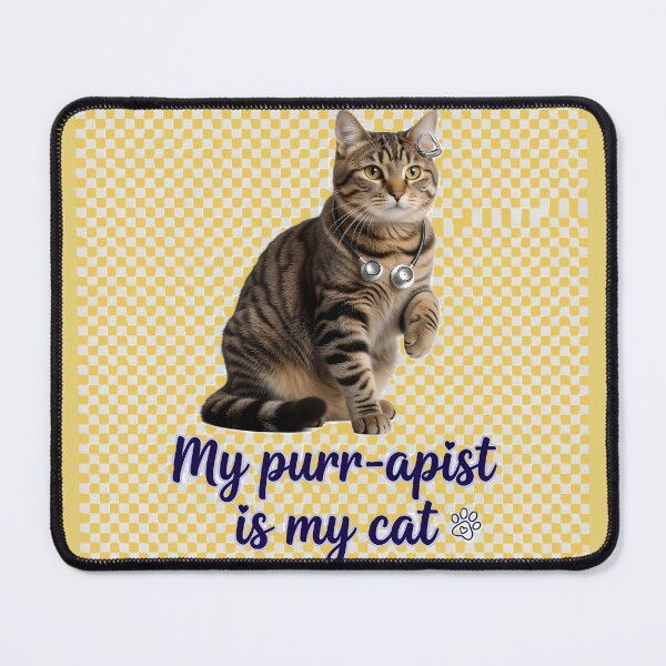 Item preview, My purr-apist is my cat, My doc is my cat! designed and sold by ParadoxParadox.