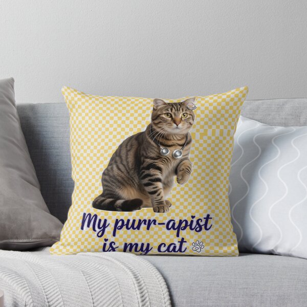 Item preview, My purr-apist is my cat, My doc is my cat! designed and sold by ParadoxParadox.