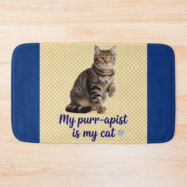 Item preview, My purr-apist is my cat, My doc is my cat! designed and sold by ParadoxParadox.