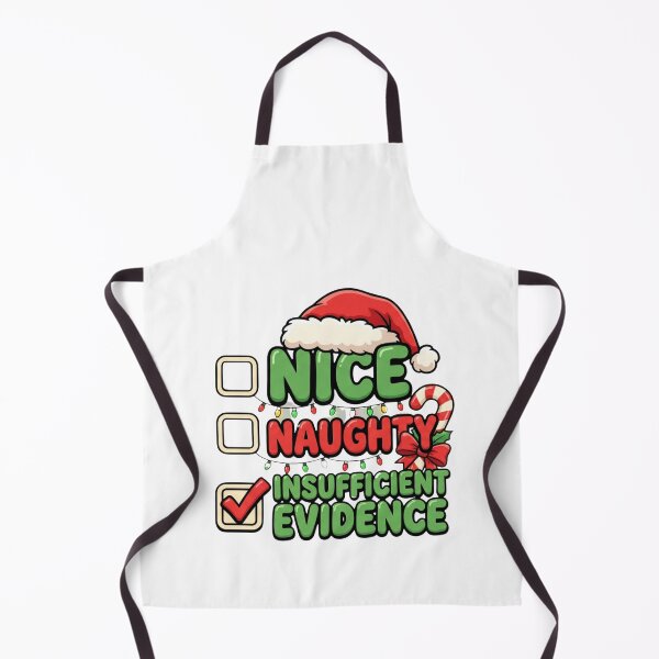 Item preview, nice naughty insufficient evidence christmas humor designed and sold by ArtDesignTp.