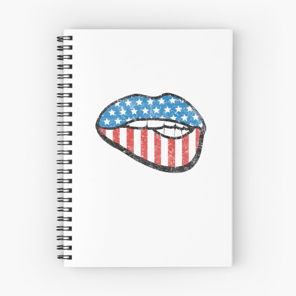 Item preview, Patriotic American Flag Lips Retro Graphic designed and sold by The secret storage room.