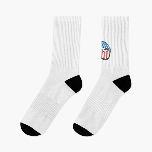 Item preview, Patriotic American Flag Lips Retro Graphic designed and sold by The secret storage room.