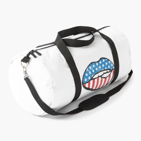 Item preview, Patriotic American Flag Lips Retro Graphic designed and sold by The secret storage room.