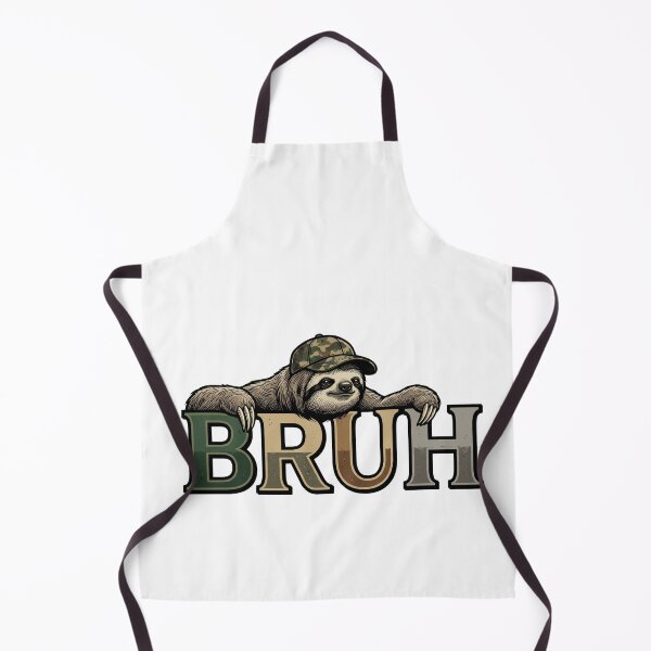 Item preview, quirky sloth bruh sarcastic humor meme art designed and sold by ArtDesignTp.