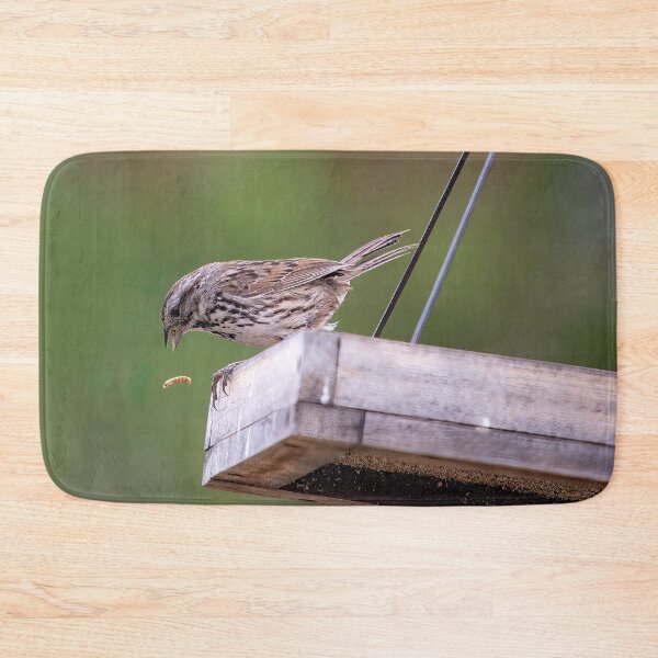 Item preview, Song Sparrow Drops His Mealworm designed and sold by CarolM.