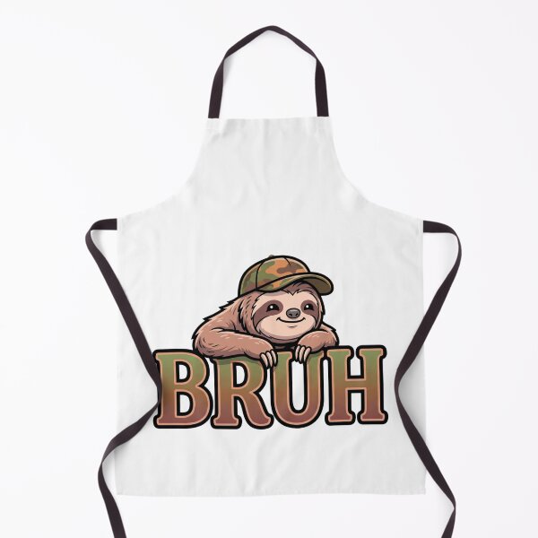 Item preview, funny sarcastic sloth bruh lazy meme art designed and sold by ArtDesignTp.