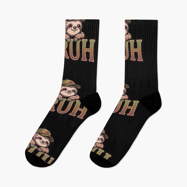 Item preview, funny sarcastic sloth bruh lazy meme art designed and sold by ArtDesignTp.