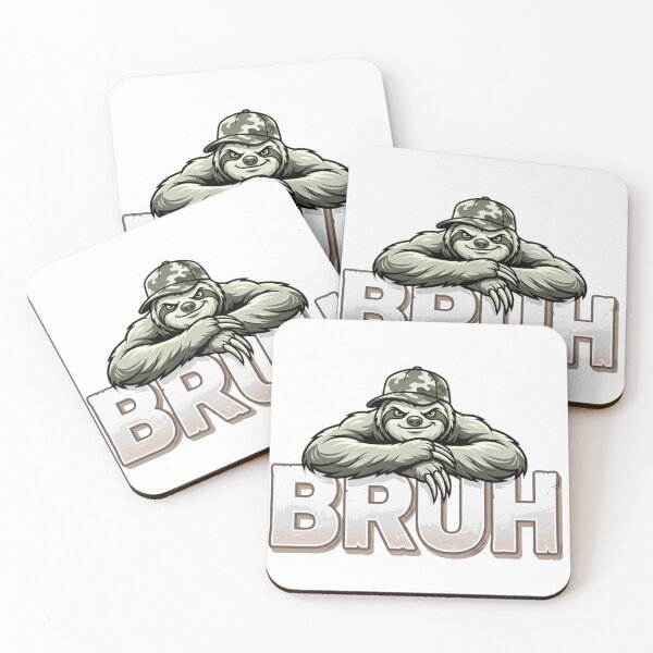 Item preview, sarcastic bruh sloth funny meme artwork designed and sold by ArtDesignTp.