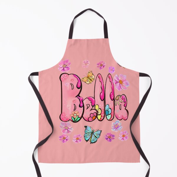 Item preview, Bella name with flowers - Pink floral butterfly aesthetic  designed and sold by Artonmytee.