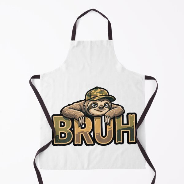 Item preview, lazy sloth bruh meme funny sarcastic art designed and sold by ArtDesignTp.