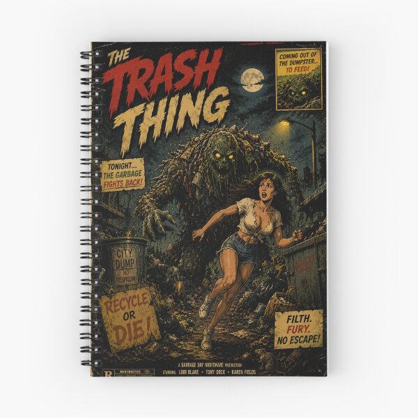 Item preview, Vintage Poster Garbage Monster Horror Movie designed and sold by JonelleTshirts.