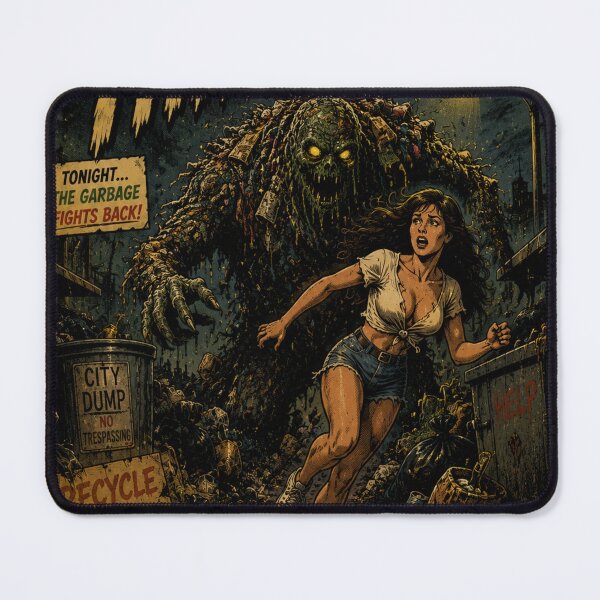 Item preview, Vintage Poster Garbage Monster Horror Movie designed and sold by JonelleTshirts.