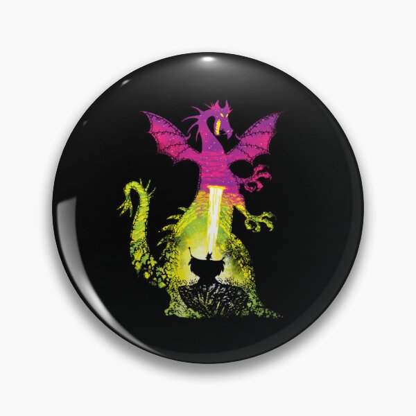 Item preview, The Witch’s Shadow - Magical Button World Silhouette designed and sold by MrGlayga.