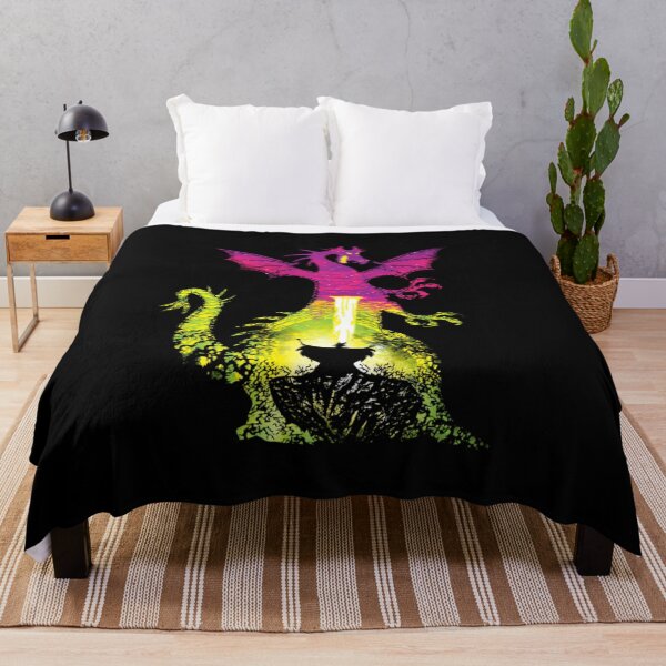 Item preview, The Witch’s Shadow - Magical Button World Silhouette designed and sold by MrGlayga.