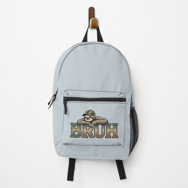 Item preview, sarcastic sloth bruh quote funny meme design designed and sold by ArtDesignTp.