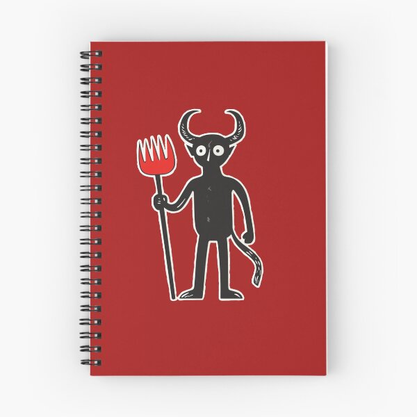 Item preview, cute devil holding a pitchfork designed and sold by HauntedEmporium.