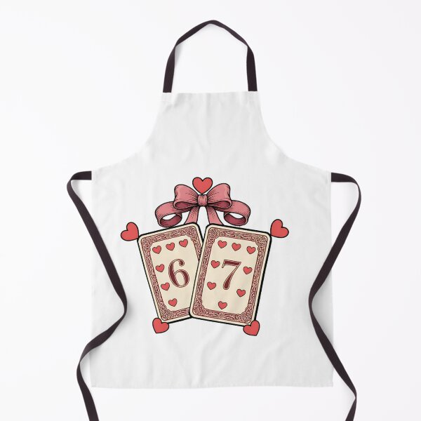Item preview, funny 67 pink cherry dice hearts coquette retro humor designed and sold by ArtDesignTp.