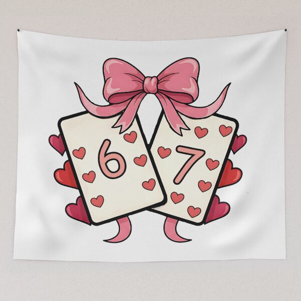 Item preview, funny  Valentine cherry heart lucky dice preppy style67 dice Valentine designed and sold by ArtDesignTp.