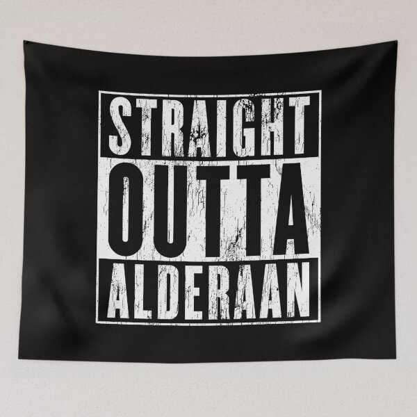 Item preview, Straight Outta Alderaan designed and sold by The Common Tee.